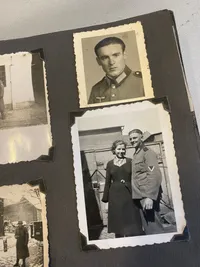Originalt tysk album med billeder fra både ww1 og ww2