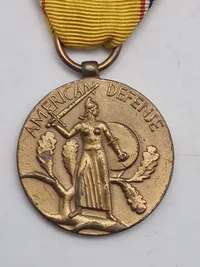 Original American WW2  Defense Service Medal