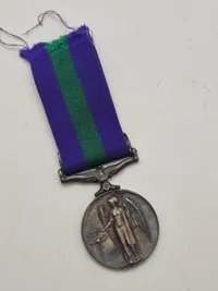 Original General Service Medal 1962 (GSM 1962) med spændet "CYPRUS"