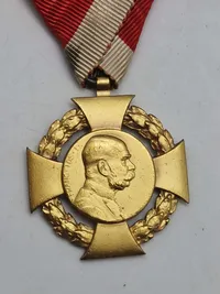 Originalt Franz Josef Jubilee Cross 1908 - Jubiläumskreuz 1908