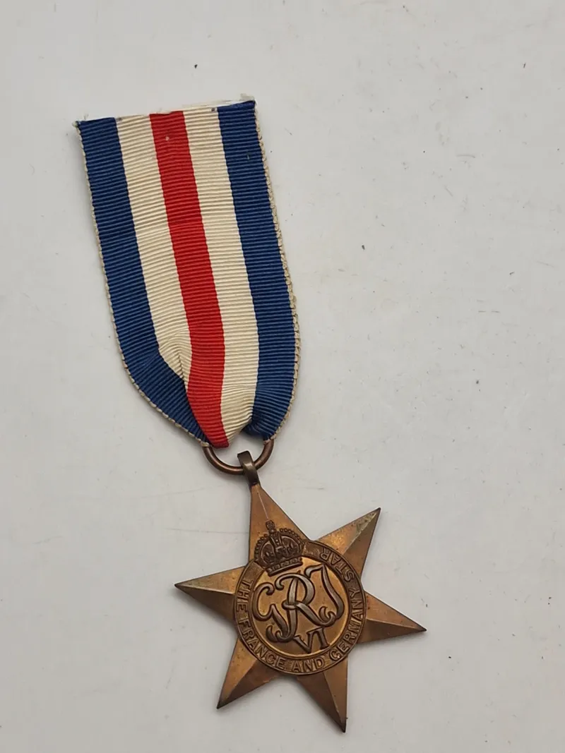 Original “The France And Germany Star” ww2