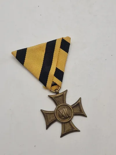 Original Military Service Decoration, First Class for Non –commissioned Officers and Men, 1867-1890 and Military Service