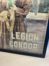 Tysk legion Condor tegning - ældre genoptryk