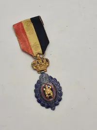 Original Belgium 1st Class Civilian Labor Decoration Medal