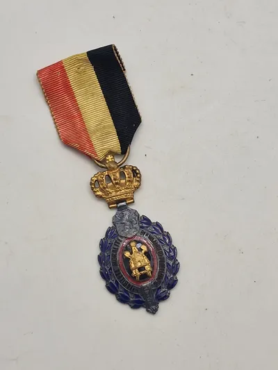 Original Belgium 1st Class Civilian Labor Decoration Medal