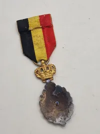 Original Belgium 1st Class Civilian Labor Decoration Medal