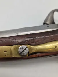 Dansk Ringhanepistol M.1848 Liege i mekanisk topstand