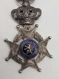 Original belgisk Leopold II-orden (Order of Leopold II).