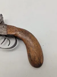 Original belgisk dobbeltløbet belgisk perkussionspistol