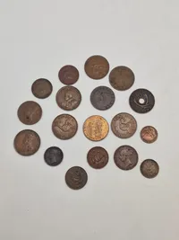 Samling engelske mønter