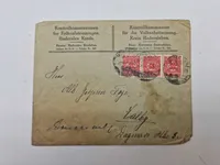 Originalt brev fra "Kontrolkommissionen for Folkeafstemningen" i Haderslev Kreds