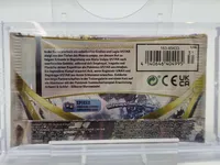 Original forseglet boosterpakke fra Pokémon TCG-sættet "Schwert & Schild: Silberne Sturmwinde" (Sword & Shield: Silver Tempest) på tysk