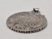 Original 1 Thaler - Maria Theresia af sølv, omlevet til smykke