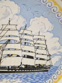 Original Russisk marineplatte
