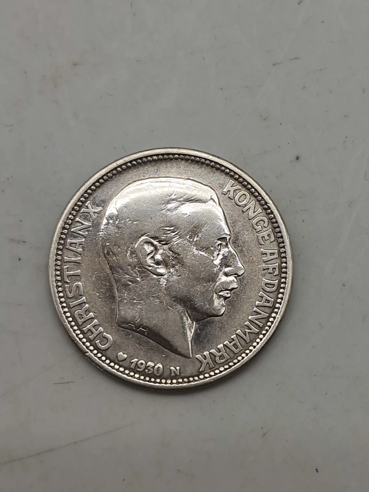 Dansk sølv 2 krone 1870-1930