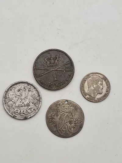 Samling bedre Danske mønter