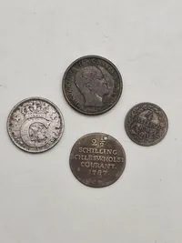 Samling bedre Danske mønter