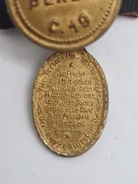 Original German Kyffhauser Veterans Association 1914 1918 Medal and pin
