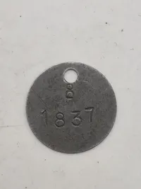 Original Sjælden ID disk fra Korps Ågesen WW2