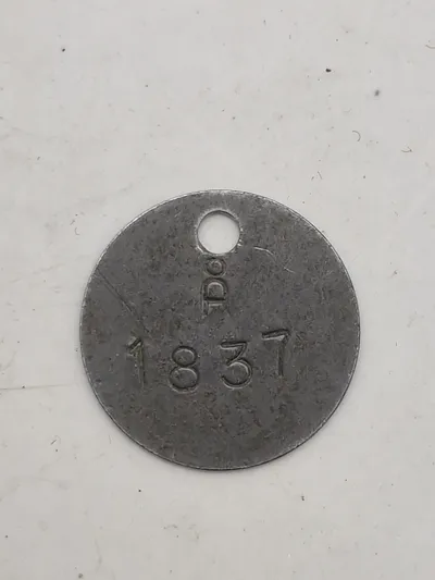 Original Sjælden ID disk fra Korps Ågesen WW2