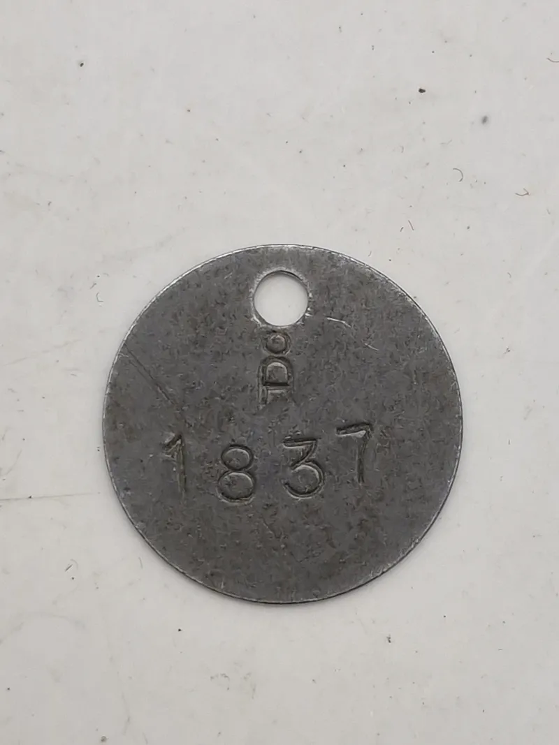 Original Sjælden ID disk fra Korps Ågesen WW2