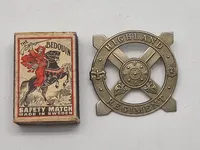 Sjældent  WW2 /1 Highland Regiment  Cap Badge