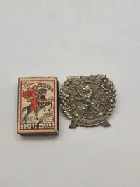 Originalt mærke WW1/WW2 fra London Scottish Regiment, et tidligere reserveinfanteriregiment i den britiske hær