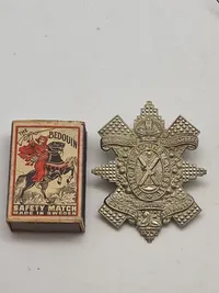 Originalt Skotsk WW1/WW2 regimentsmærke
