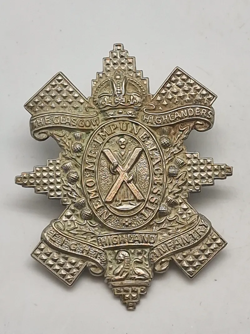 Originalt Skotsk WW1/WW2 regimentsmærke