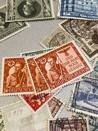 Samling originale tyske frimærker - ww2