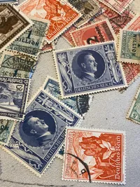 Samling originale tyske frimærker - ww2