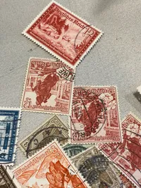 Samling originale tyske frimærker - ww2