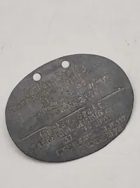 Originalt tysk ww1 erkennungsmarke