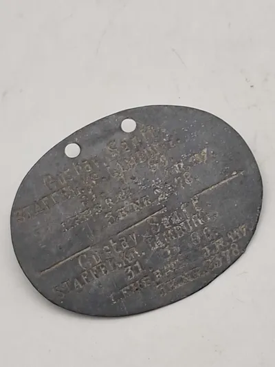 Originalt tysk ww1 erkennungsmarke