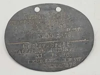 Originalt tysk ww1 erkennungsmarke