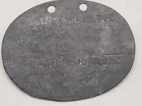 Originalt tysk ww1 erkennungsmarke