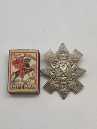 Originalt Skotsk WW1/WW2 regimentsmærke
