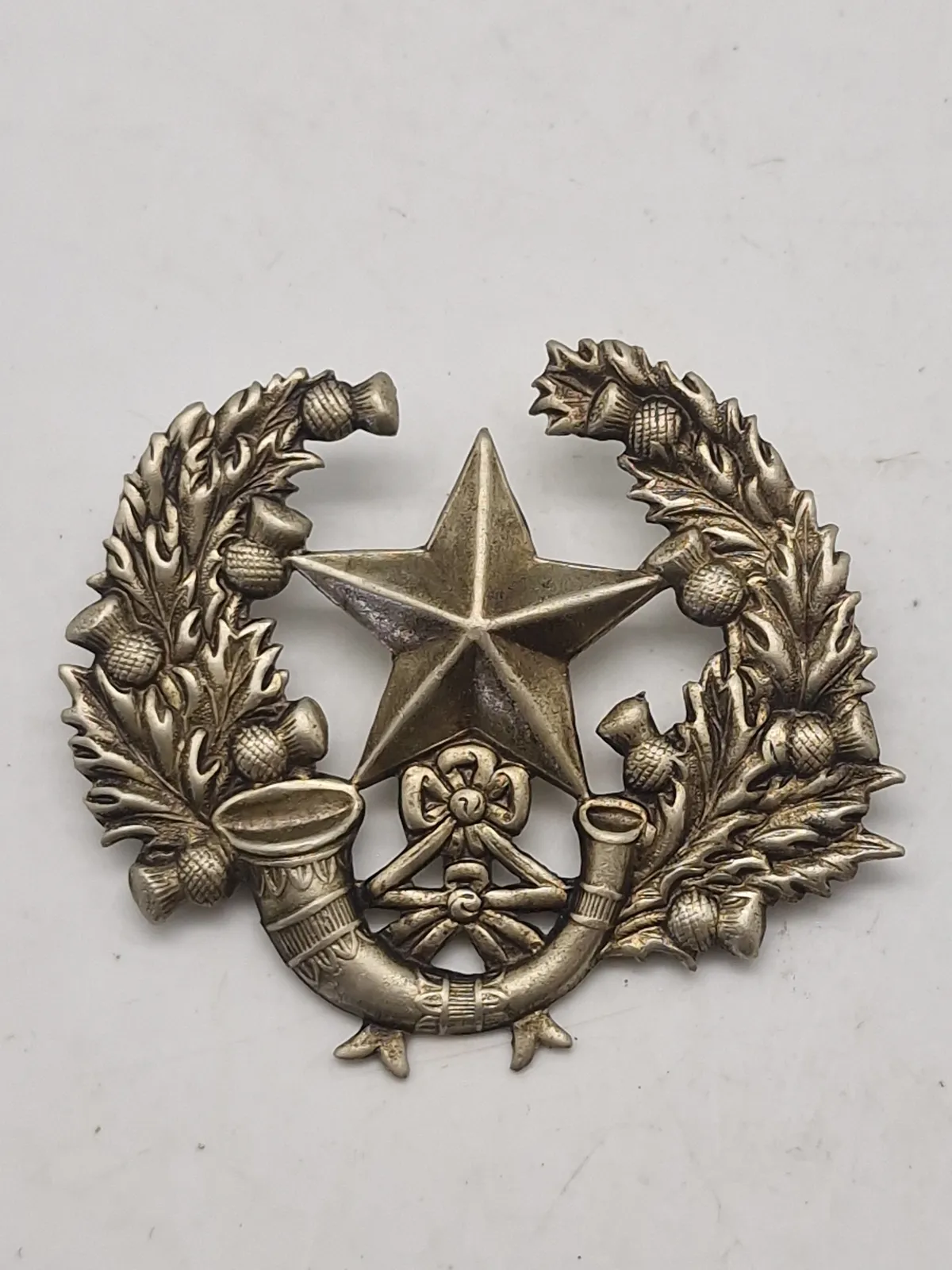 Originalt Skotsk WW1/WW2 regimentsmærke