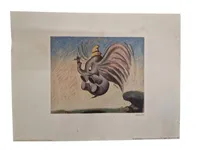 DUMBO 1941  STORY SKETCH FROM FILM DUMBO DISNEY 4890 GET UP FLYING SPEED