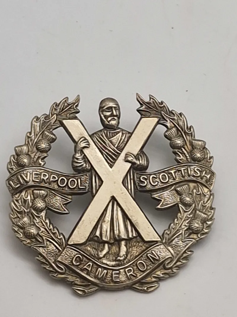 Originalt Skotsk WW1/WW2 regimentsmærke