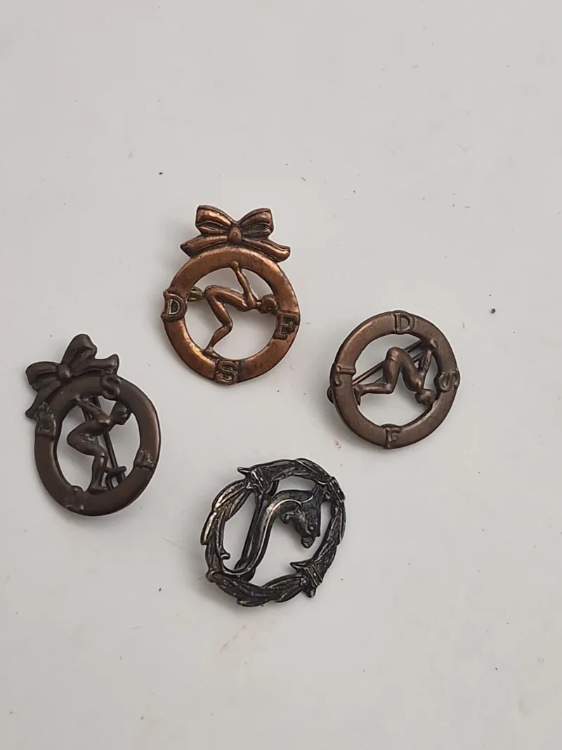 Originale Svenske sportsmærke tildelt i Den Danske brigade WW2