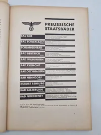 Originalt eks af Volk und Welt" (Folk og Verden) og undertitlen "Die Großzeitschrift der Anspruchsvollen" (Det store magasin for de krævende)