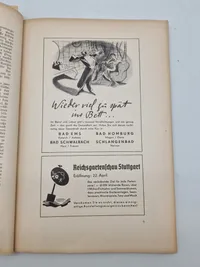 Originalt eks af Volk und Welt" (Folk og Verden) og undertitlen "Die Großzeitschrift der Anspruchsvollen" (Det store magasin for de krævende)