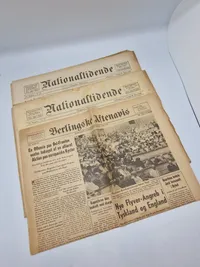 Lot originale krigsaviser - ww2