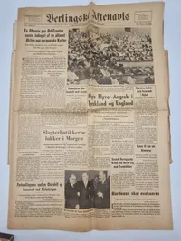 Lot originale krigsaviser - ww2