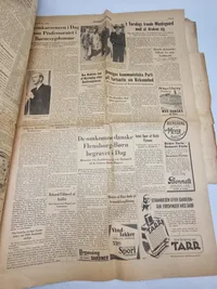 Lot originale krigsaviser - ww2