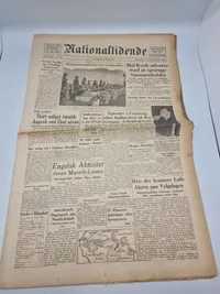 Lot originale krigsaviser - ww2