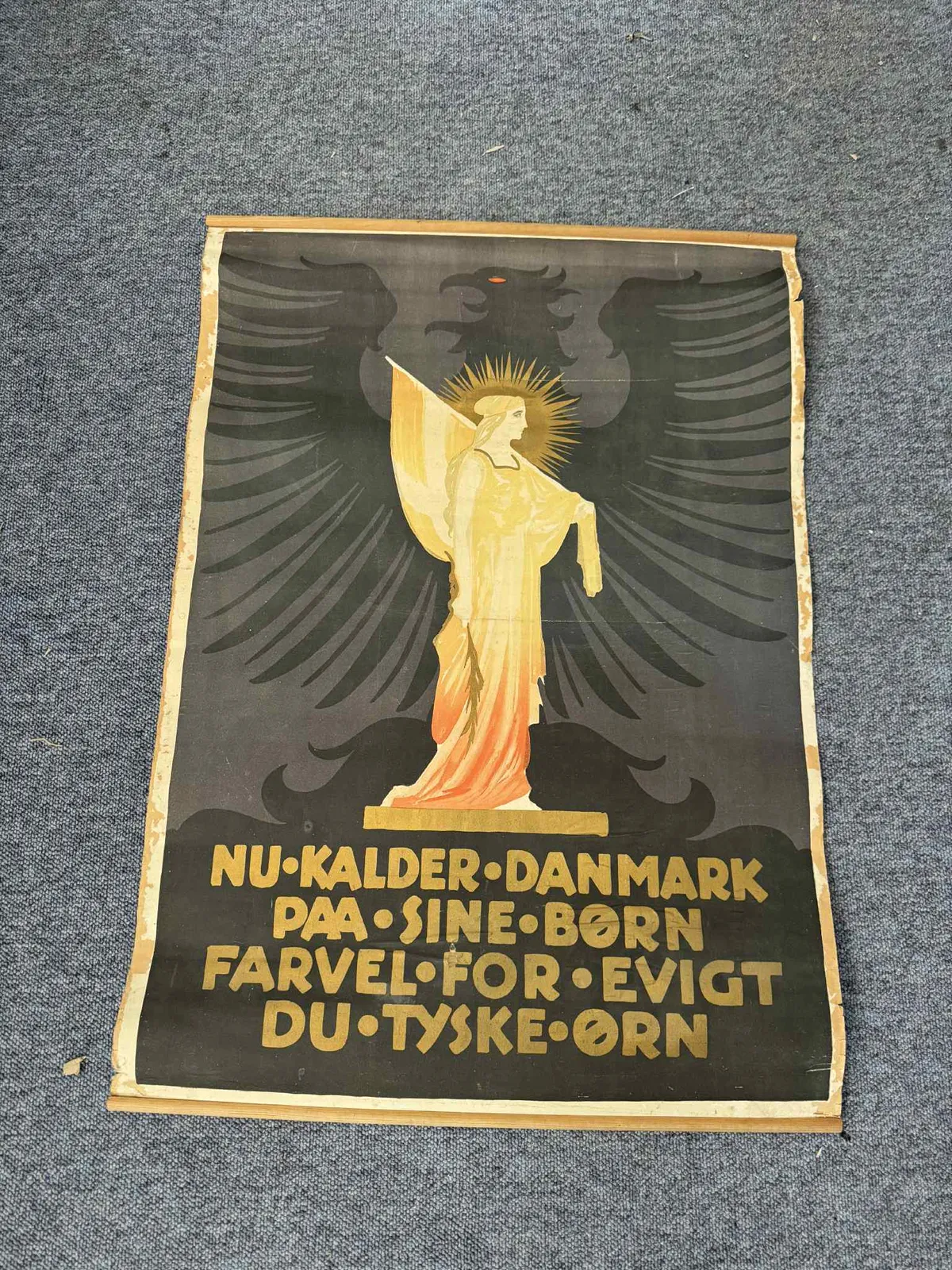 Original Ikonisk valgplakat fra Genforeningen 1920