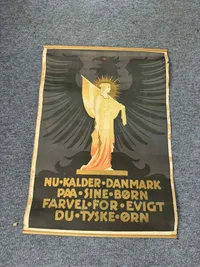 Original Ikonisk valgplakat fra Genforeningen 1920