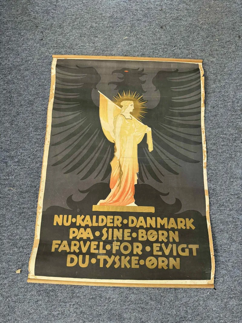 Original Ikonisk valgplakat fra Genforeningen 1920